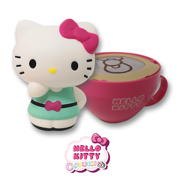 Hello Kitty Cappuccino – Squishy Magic Cup – CDU – Get Retro