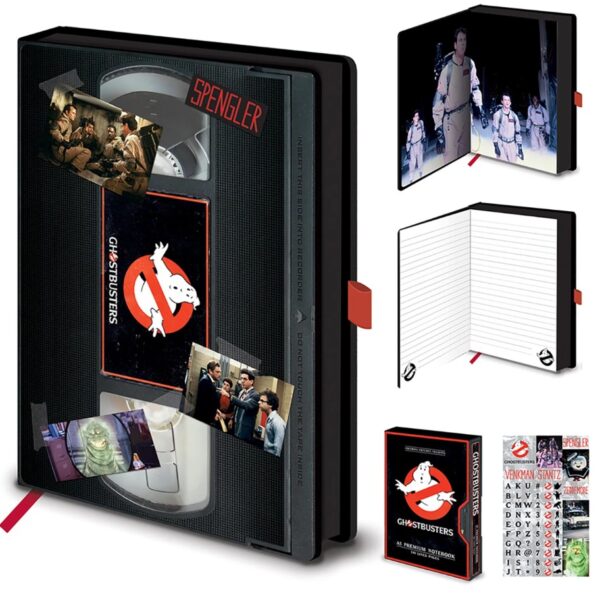 A5 Ghostbusters video notebook