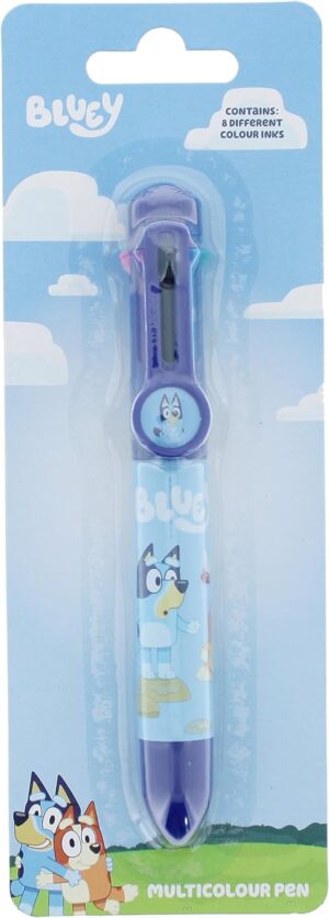 Bluey multi colour pen