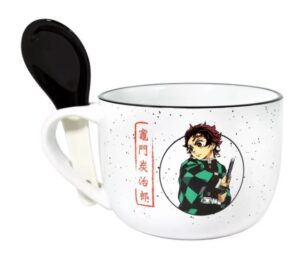 Demon slayer mug with spoon