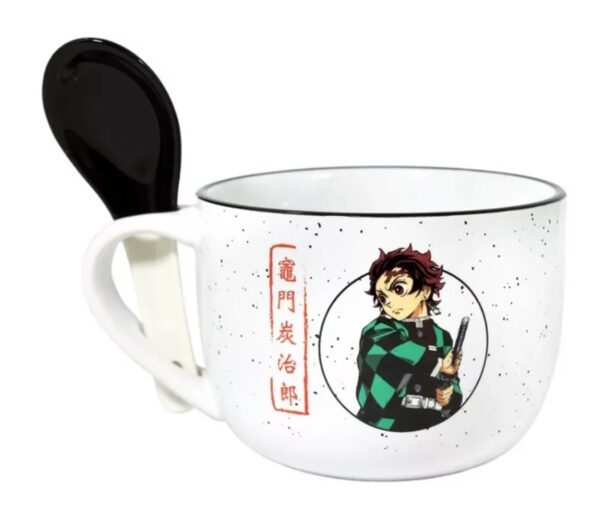 Demon slayer mug with spoon