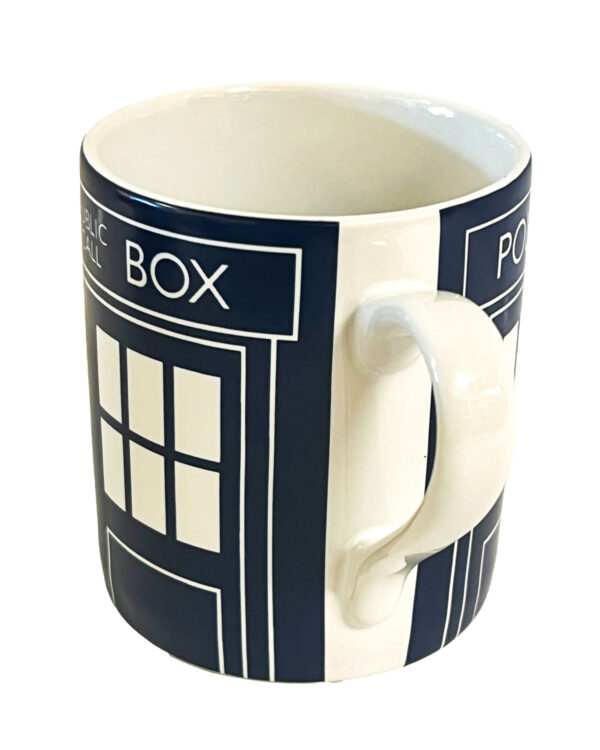 Doctor Who Tardis Door mug side view2