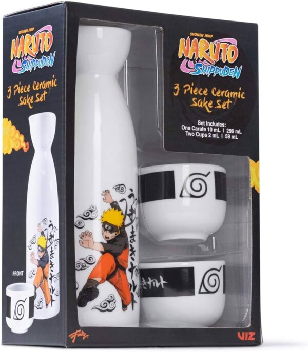 Naruto Shippuden ceramic sake 3 piece set