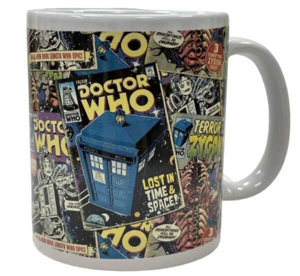 BBC Doctor Who Comic Book Mug