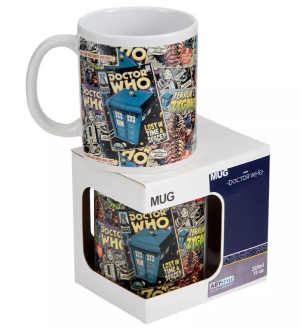 BBC Doctor Who Comic Book Mug with gift box