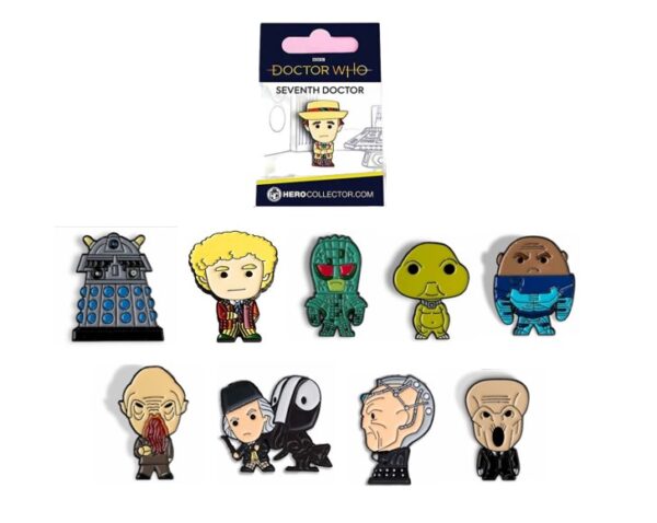 Doctor Who Assorted Hero Collector Pin Badges