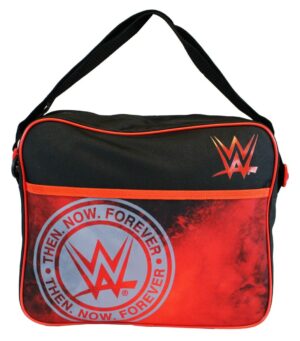 WWE Then Now Forever red and black shoulder bag
