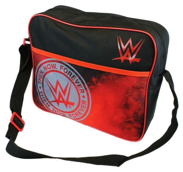 WWE Then Now Forever red and black shoulder bags