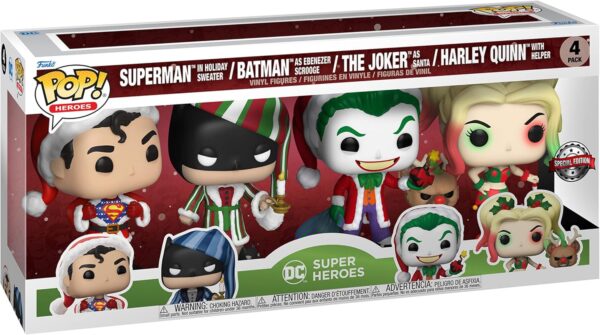 Funko POP DC 4 pk Superheros