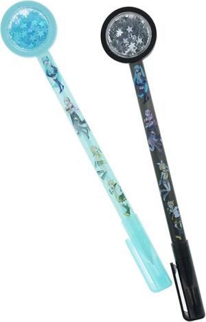 Hatsune Miku glitter pens