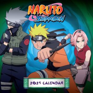 Naruto Shippuden Official 2025 wall calendar