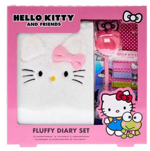 Hello Kitty and Friends Fluffy Diary Set