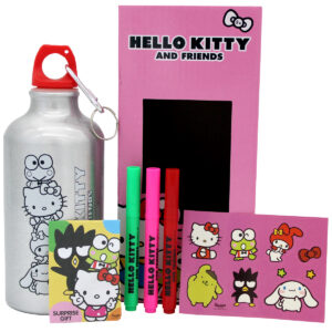 Hello Kitty and Friends Doodle Water Bottle Set