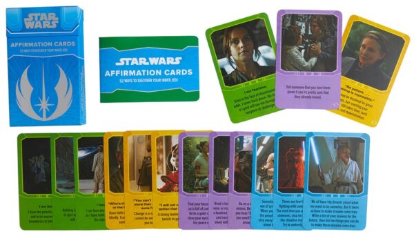 Star Wars Affirmation Card Game contents