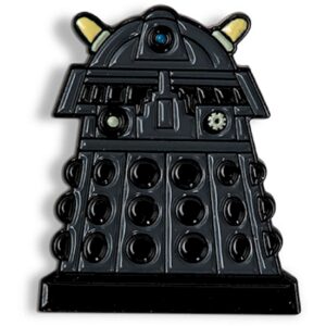 Doctor Who Black Dalek chibi pin badge