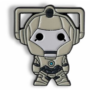 Doctor Who Cyberman chibi pin badge