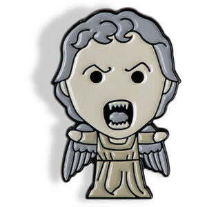 Doctor Who Weeping Angels chibi pin badge