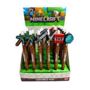 MInecraft Errasable Pens with 3D toppers in CDU