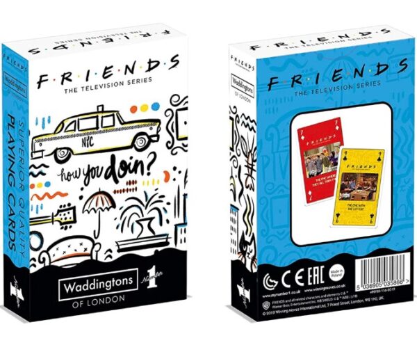 Official Friends The Television Series Playing Cards by Waddingtons