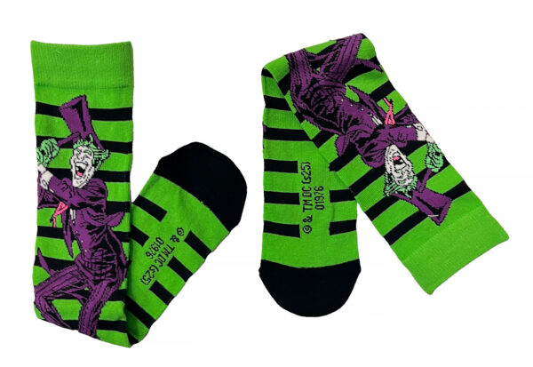 DC Comics Batman The Joker Ha Ha socks