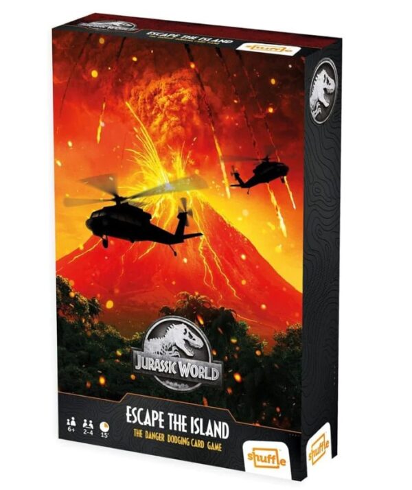 Jurassic World Escape the Island Danger Dodging Card Game