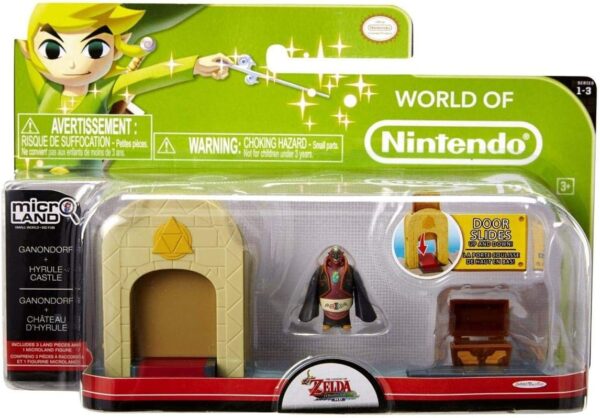 Legend of Zelda Wind Walker Micro Land Set Ganondorf Hyrule Castle set