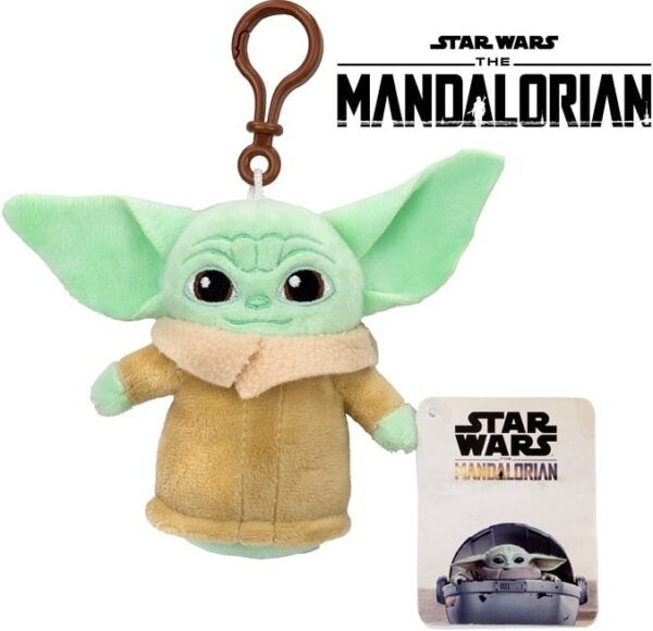 Star Wars Mandalorian-child-baby-yoda-plush-bagclip-10cm