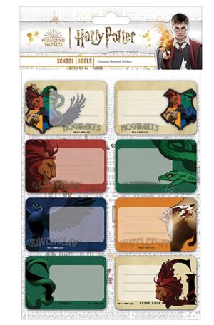 Harry Potter School labels