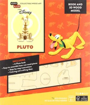 Disney Pluto Collectable Wood Art