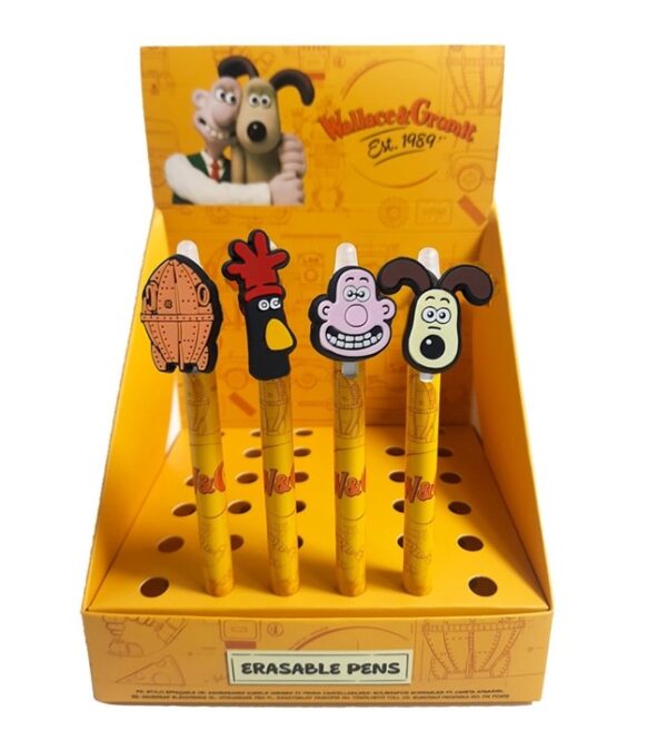 Wallace and Gromit Erasable Pens CDU