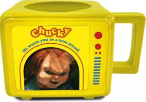 Chucky TV shaped heat reveal ceramic mug