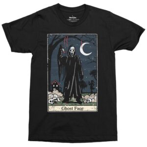 Ghostface Tarot Card Black T-Shirts