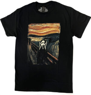 Ghostface Van Gogh Scream Black T-shirt