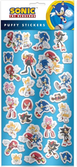 Sonic Puffy Sticker Sheets